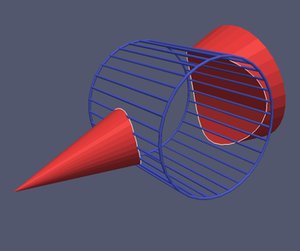 Boolean Operations on Surfaces in VTK Without External Libraries