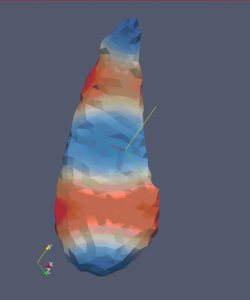 Laplace Beltrami Filter on QuadEdge Meshes